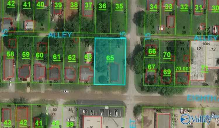 Develop Land for Sale in West Huntsville with Alley Access