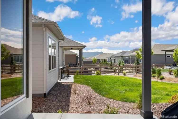 Buy House with Pikes Peak Views and Elegant Features in Wolf Ranch