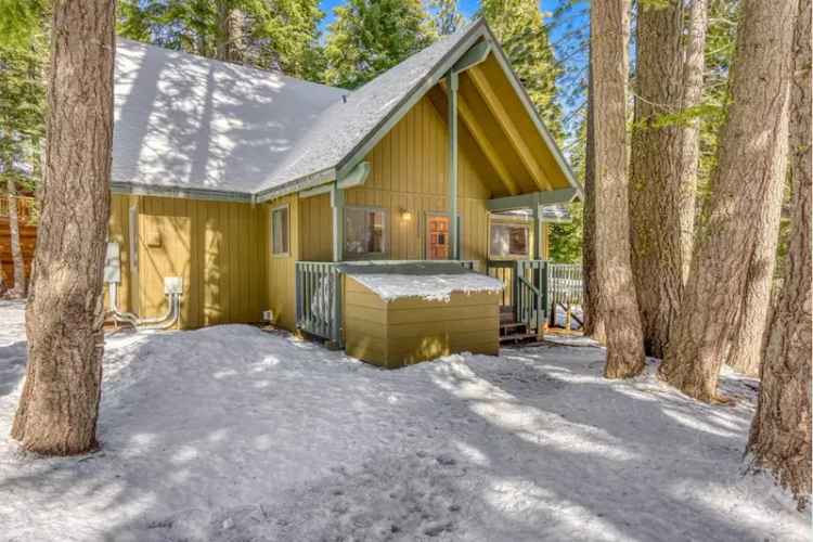 Buy Mountain House in Tahoe Donner with Modern Amenities and Comfort