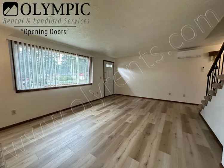 Rent Duplex Apartment Unit in Northeast Olympia with Yard and Garage