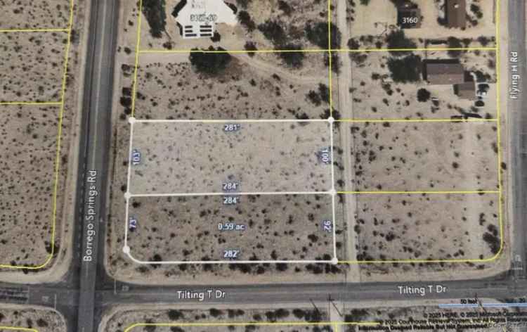 Land For Sale in Borrego Springs, California