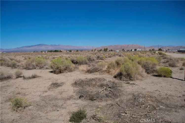 Land For Sale in Rosamond, California