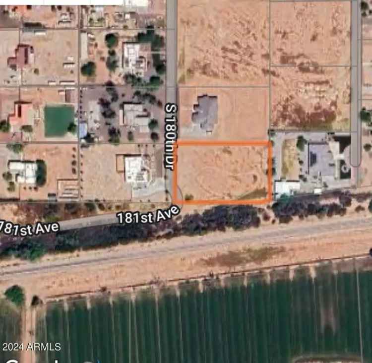 Custom Home Build Opportunity Land in Goodyear AZ with Mountain Views