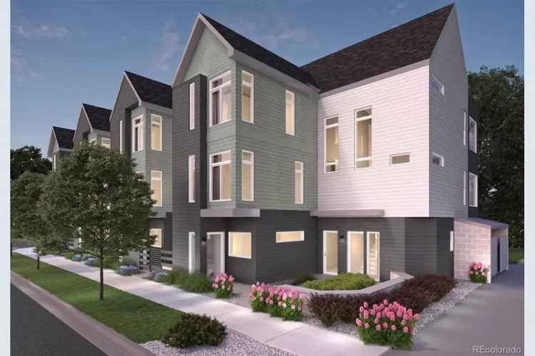 New Construction Townhome for Rent Near Sloan's Lake with Modern Features