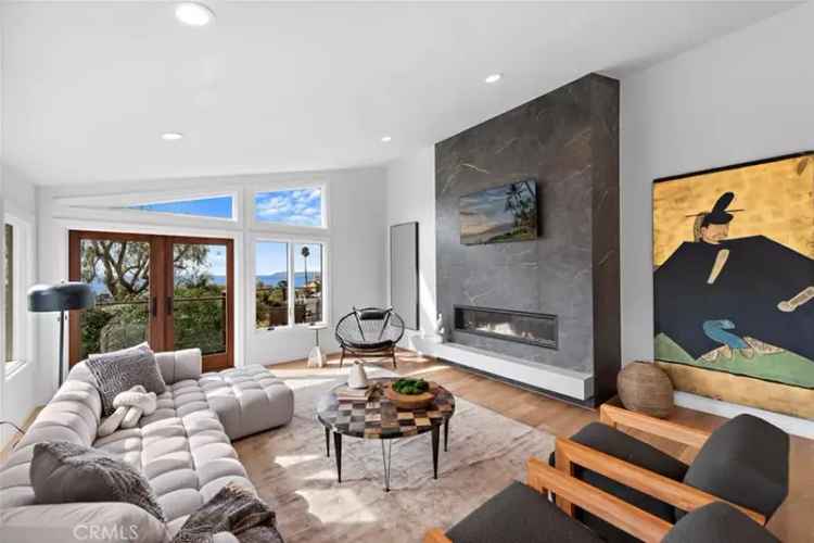 Buy Soft Contemporary Home in Laguna Beach with Ocean and Canyon Views