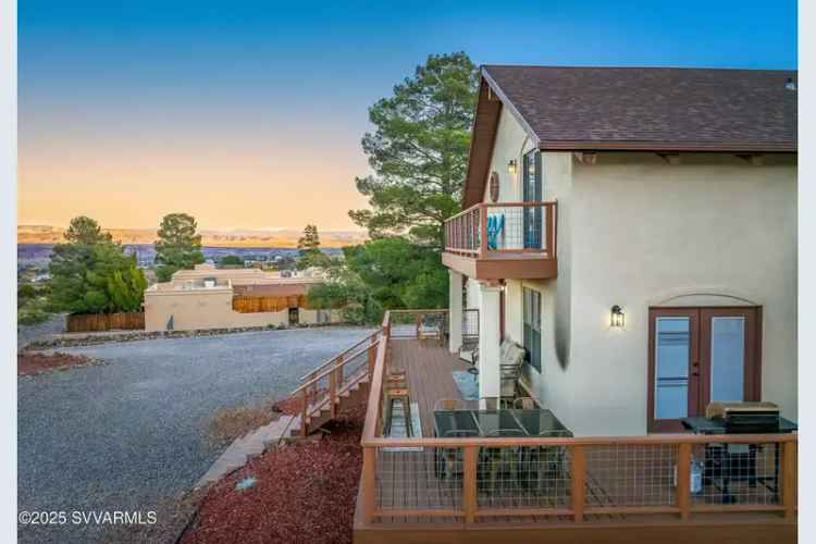 Buy home resort style living in Clarkdale Arizona with panoramic views