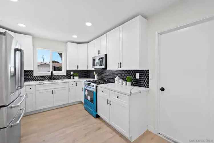 Stunning remodel buy house in Otay with modern finishes and yard