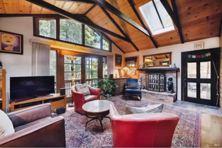 Buy Craftsman Style Home in Mill Valley with Stunning Redwoods