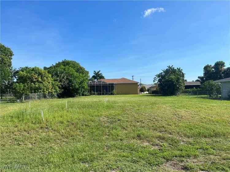 Land For Sale in 1433, Southeast 30th Street, Cape Coral, Florida