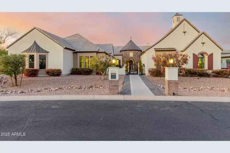 Buy French Chateau Estate in Gilbert with Luxurious Features