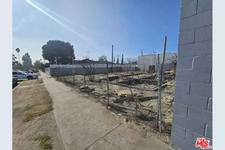 Develop Land Opportunity for Sale in North Hollywood with Plans for Duplex