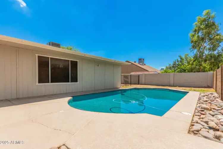 Rent charming Chandler home with pool and large lot