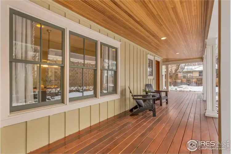 Buy contemporary farmhouse home in Boulder with beautiful lot and views