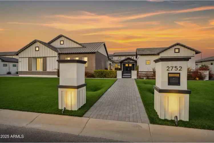 Buy Luxury Home in Gilbert with Casita and Studio in Gated Community