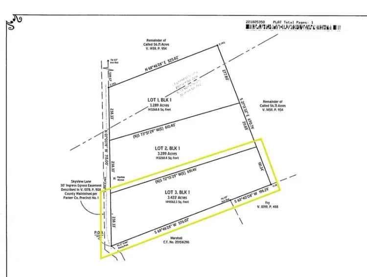 buy land in Azle TX with stunning views and no restrictions