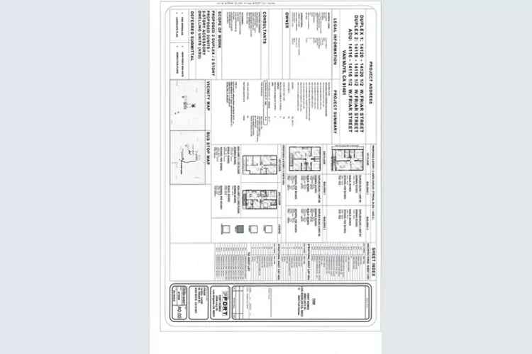 Ready to Build Buy Apartment in Dense Rental Area with Approved Plans