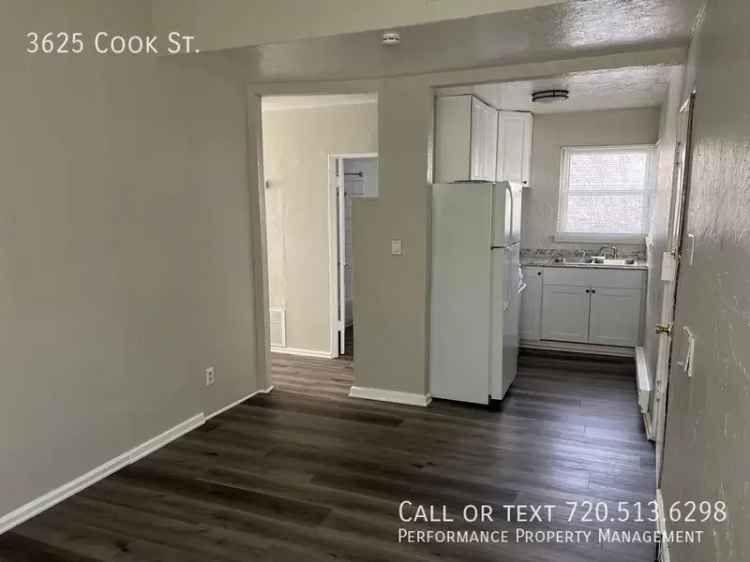 Rent Tiny Home in Denver with Vaulted Ceilings and Garage