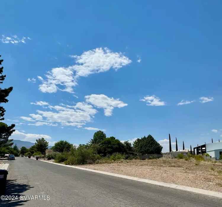 Build Land for Sale in Cottonwood with Mountain Views