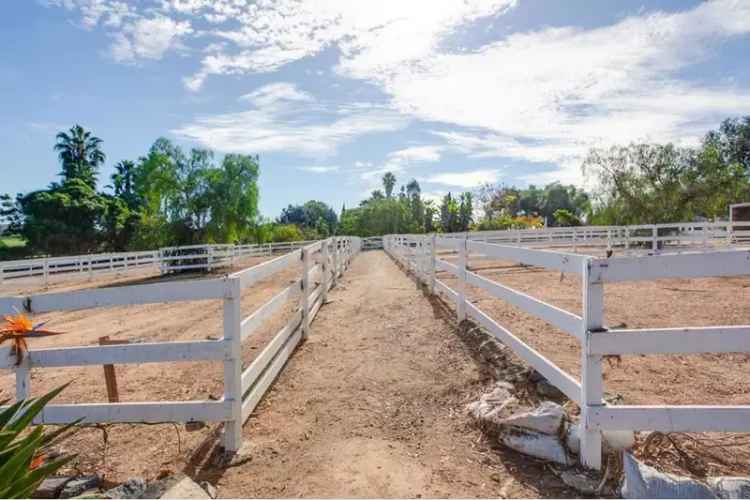 Buy Equestrian Property with Ocean Views in Encinitas