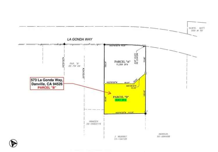 Land For Sale in 573, La Gonda Way, Danville, California