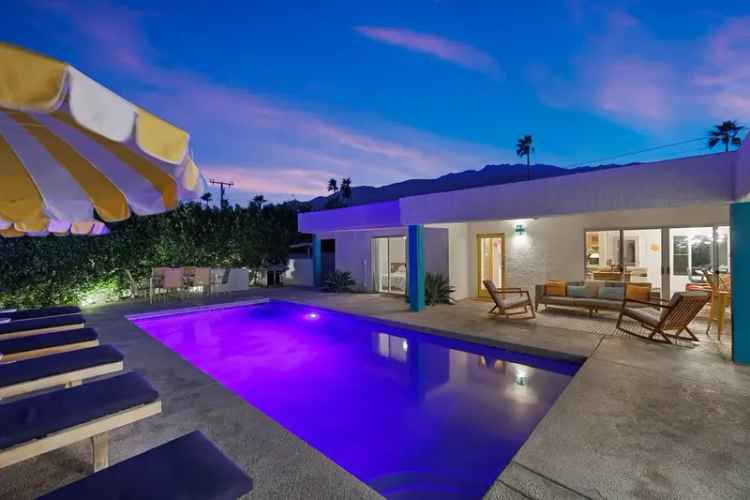 Rent Mid Century Home in Palm Springs with Pool and Mini Putt Area