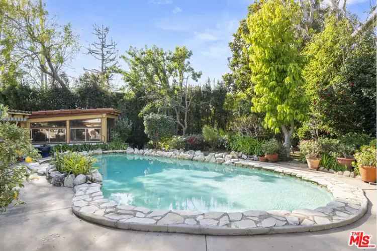 Buy House in Brentwood with Spanish Architecture and Pool on Private Lot