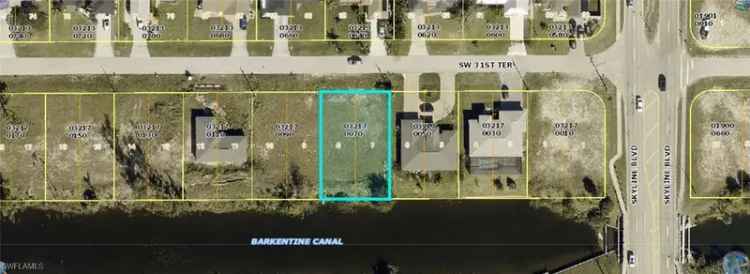 Land For Sale in 814, Southwest 31st Terrace, Cape Coral, Florida