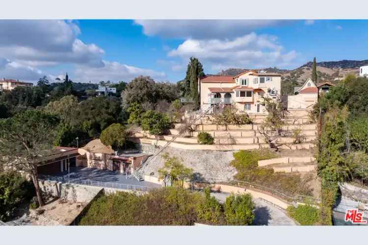 Rent Stunning Spanish Estate in Los Feliz with Panoramic Views