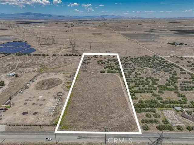 Land For Sale in 8650, West Avenue K 12, Lancaster, California