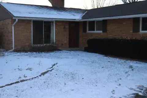 Rent Furnished Ranch in Washington Township with Fire-Pit and Yard