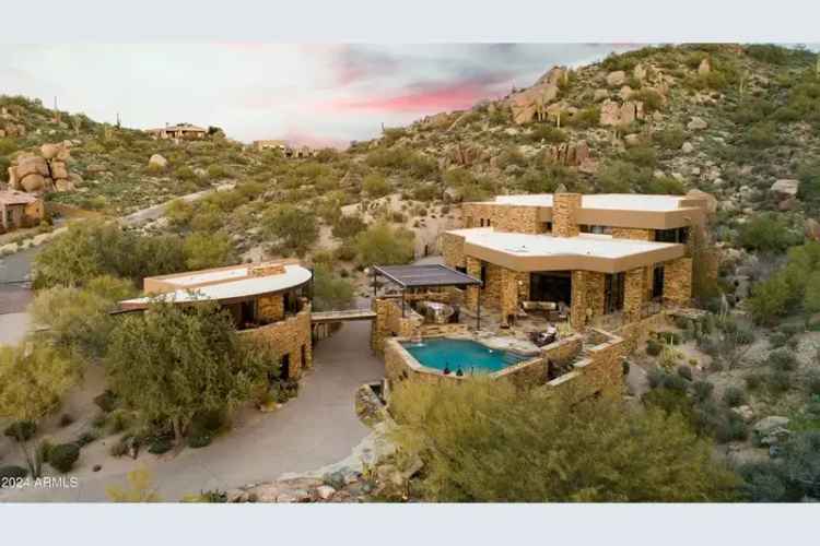 Buy luxury estate with canyon views in North Scottsdale