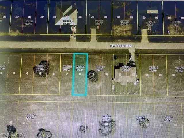 Land For Sale in 1502, Northwest 16th Terrace, Cape Coral, Florida