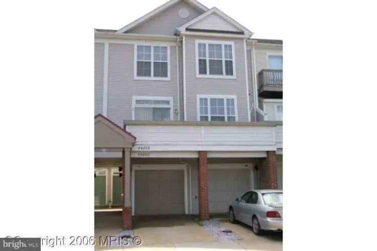 Townhouse for Rent in Ashburn with Stainless Steel Appliances