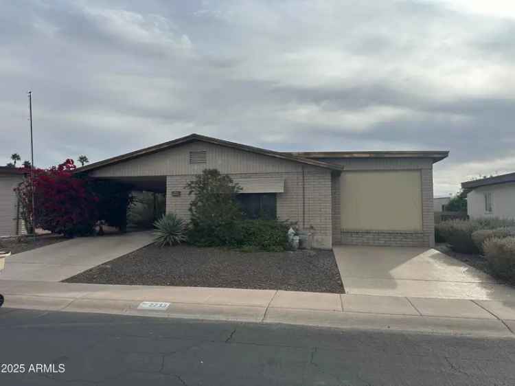 Buy home in Apache Wells 2 bedroom 2 bath with enclosed patio