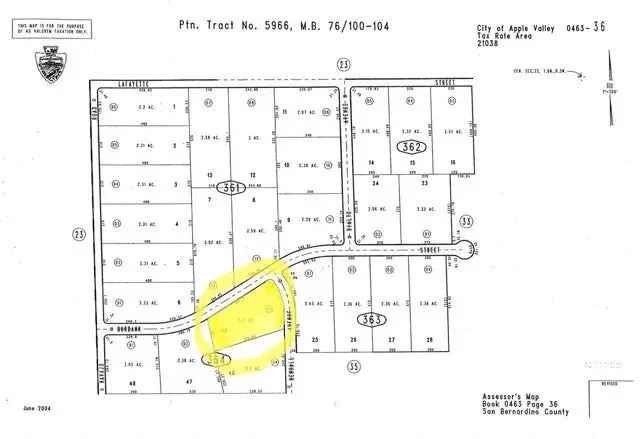 Land For Sale in Apple Valley, California