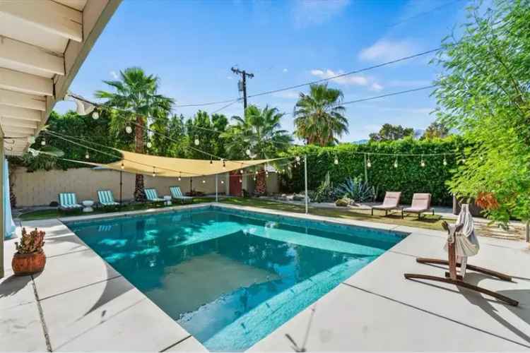 Rent Midcentury Modern Bungalow in South Palm Springs with Pool and Views