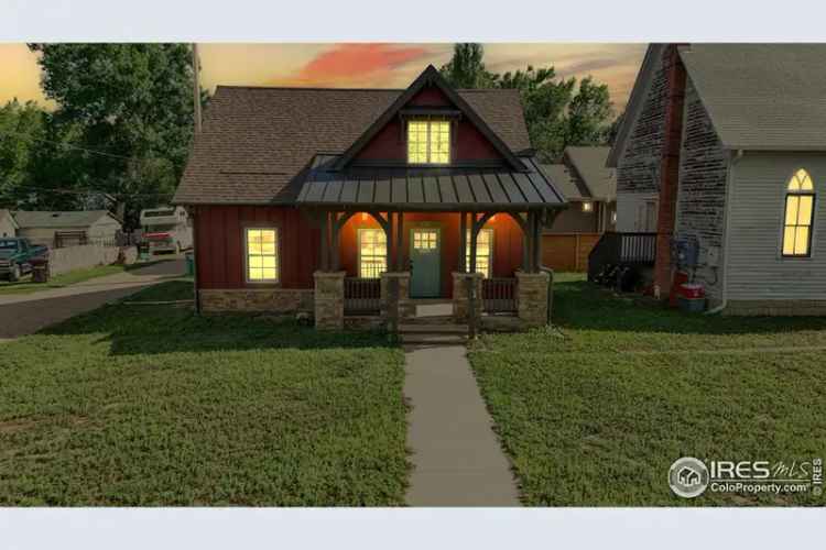 Buy custom home and church in Berthoud with historic charm and modern features