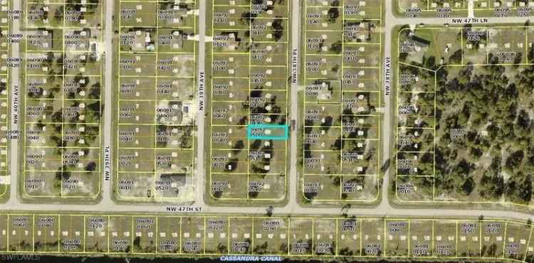 Land For Sale in 4710, Northwest 38th Place, Cape Coral, Florida