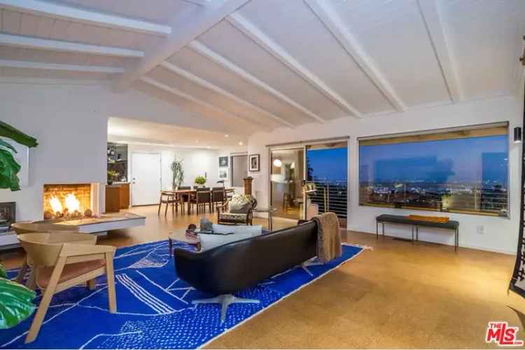 Buy architectural home in Hollywood Hills with panoramic views and modern upgrades