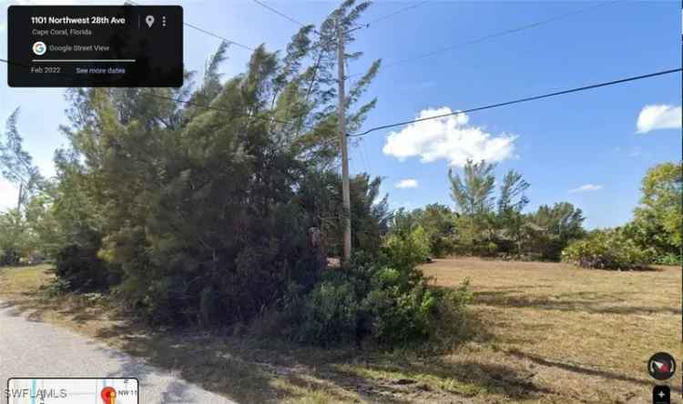 Land For Sale in 1028, Northwest 28th Avenue, Cape Coral, Florida