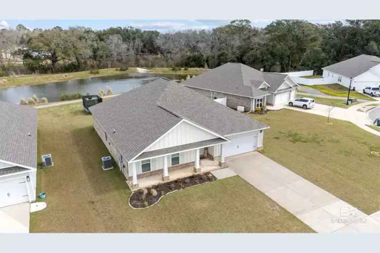 Buy House in Jubilee Farms Subdivision Daphne AL with 4 Bedrooms and Pond View