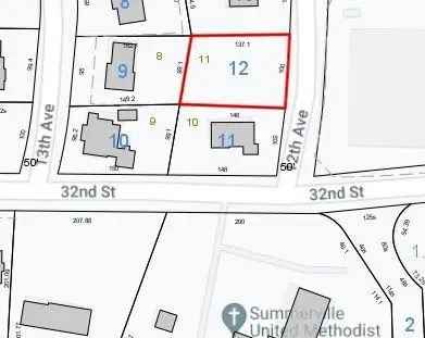 Residential lot for sale in North Phenix City with trees and park access