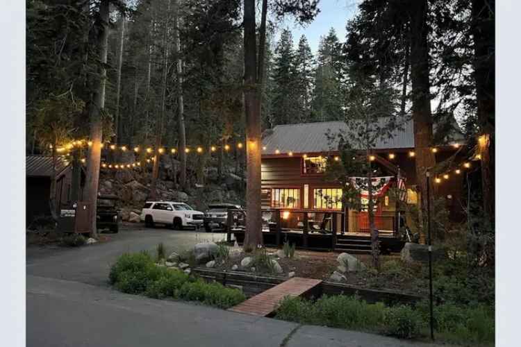 Buy two-story home at Donner Lake with five bedrooms and scenic views