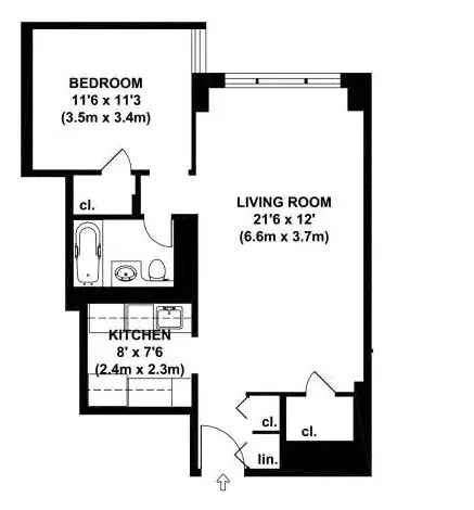 1 Bedroom Apartment for Rent - East Winds Building