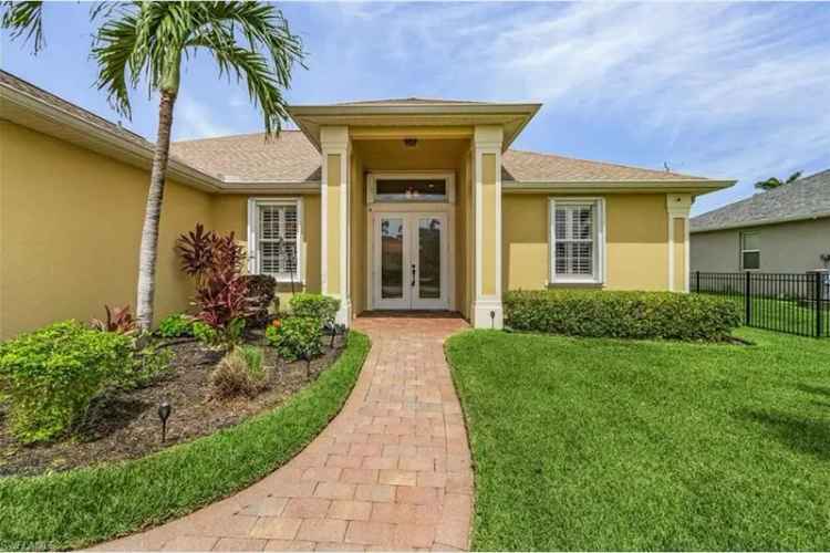 Buy Single Family Home in Cape Coral with Pool and 3 Bedrooms