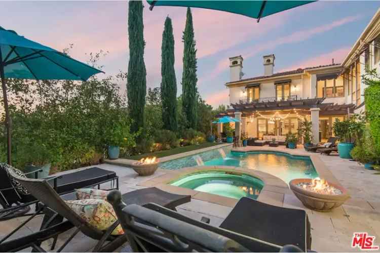 Buy Villa in Calabasas with Chef's Kitchen and Lush Gardens