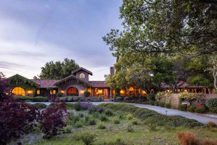 Buy hacienda-style house in Carmel Valley with stunning views and luxury features