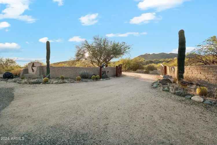 Buy Stunning Estate in Cave Creek with 5.2 Acres and Desert Views