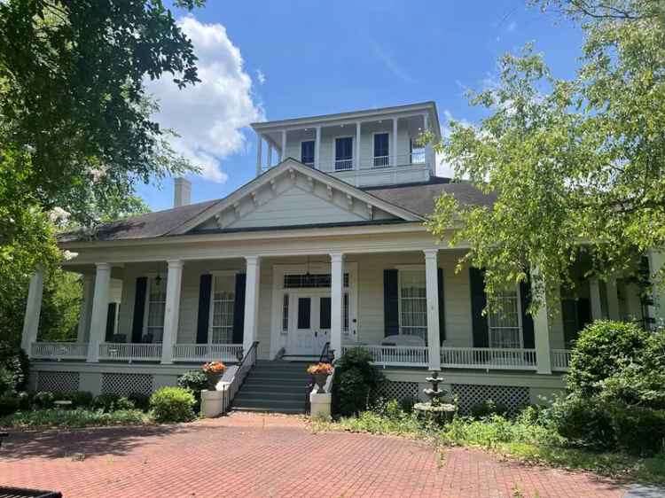 Historic buy Greek Revival home in Eufaula AL with stunning architecture