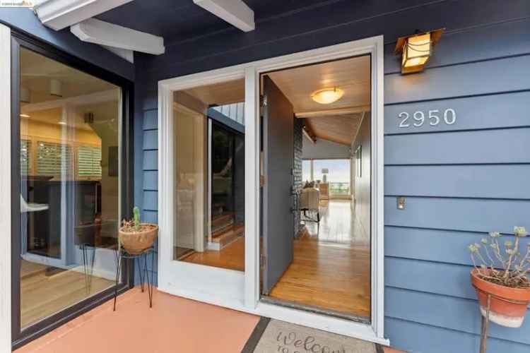 Buy Mid Century Home with Views in a Serene Bay Area Location